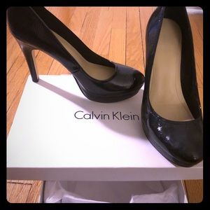 Calvin Klein platform heels